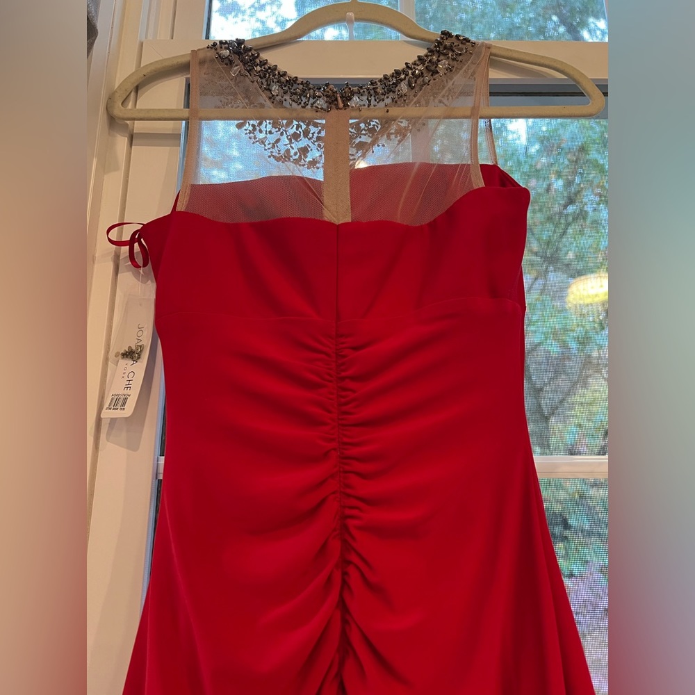 Joanna Chen New York mid length gown with embellished collar - Picture 7 of 14
